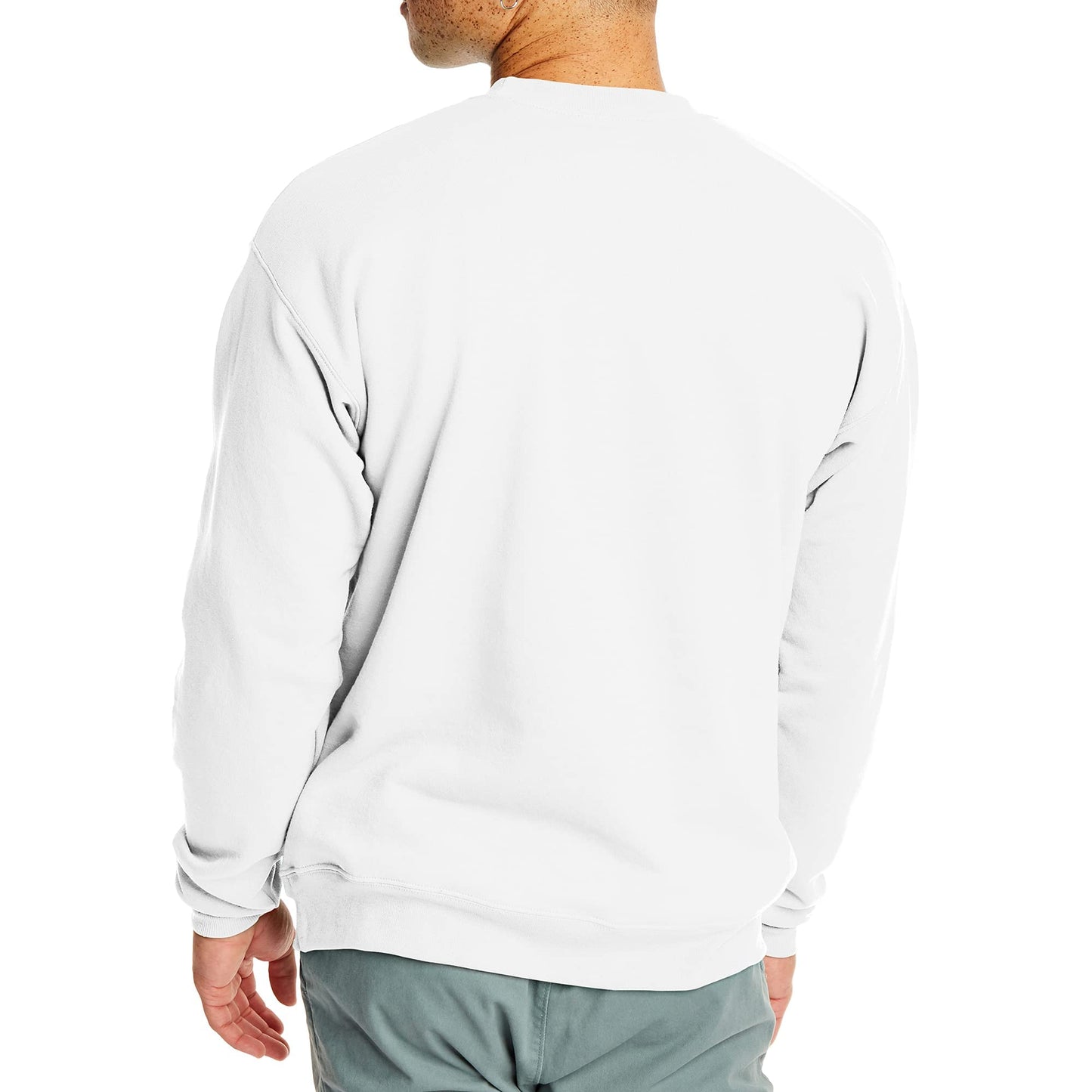 Hanes EcoSmart Fleece, Cotton-Blend Pullover, Crewneck Sweatshirt for Men (1 Or 2 Pack)