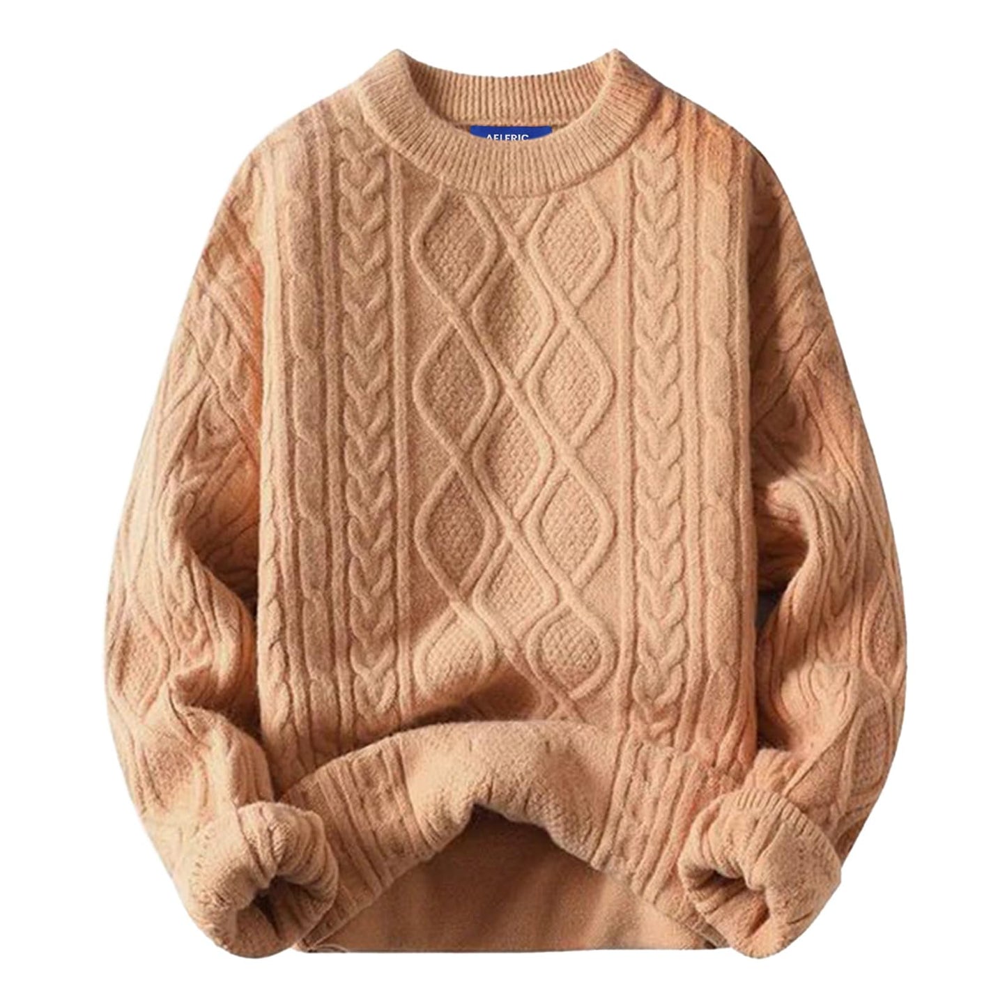 Aelfric Eden Oversized Sweater 90s Vintage Knitted Sweater Long Sleeve Sweater Women Woven Crewneck Pullover