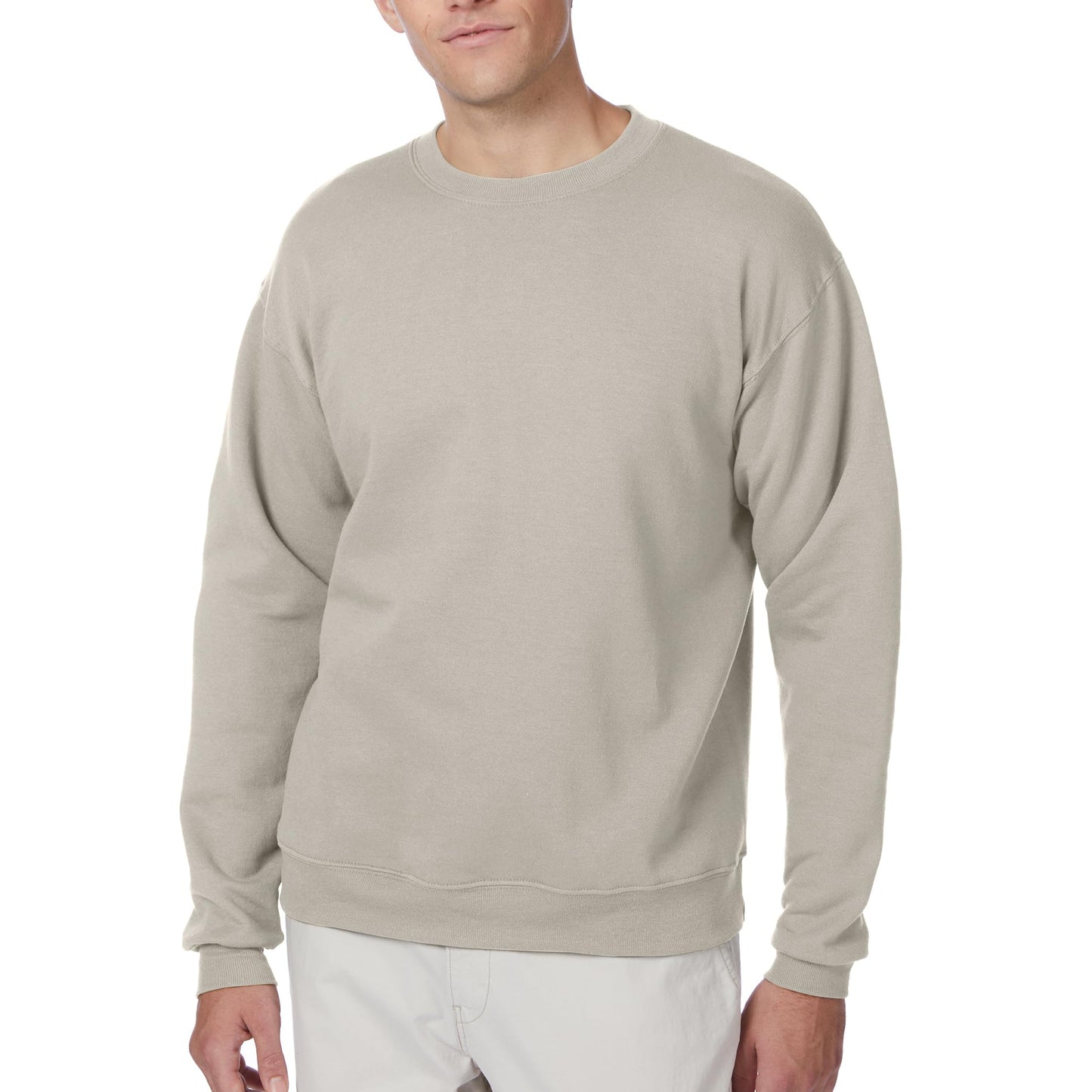 Hanes EcoSmart Fleece, Cotton-Blend Pullover, Crewneck Sweatshirt for Men (1 Or 2 Pack)