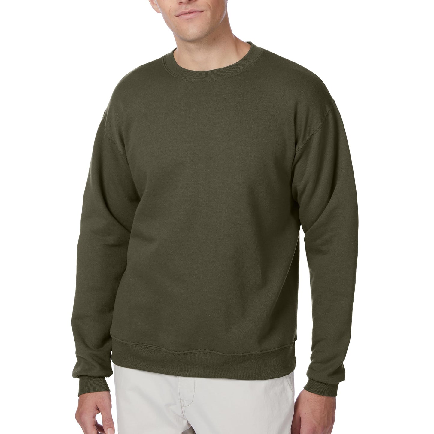 Hanes EcoSmart Fleece, Cotton-Blend Pullover, Crewneck Sweatshirt for Men (1 Or 2 Pack)