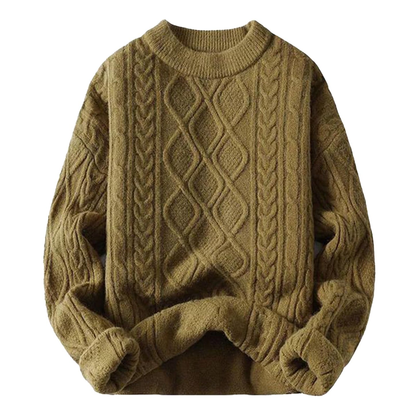 Aelfric Eden Oversized Sweater 90s Vintage Knitted Sweater Long Sleeve Sweater Women Woven Crewneck Pullover