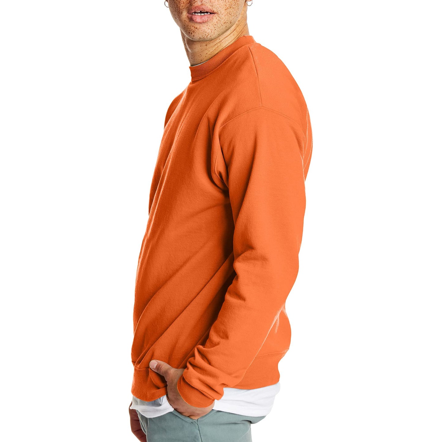 Hanes EcoSmart Fleece, Cotton-Blend Pullover, Crewneck Sweatshirt for Men (1 Or 2 Pack)