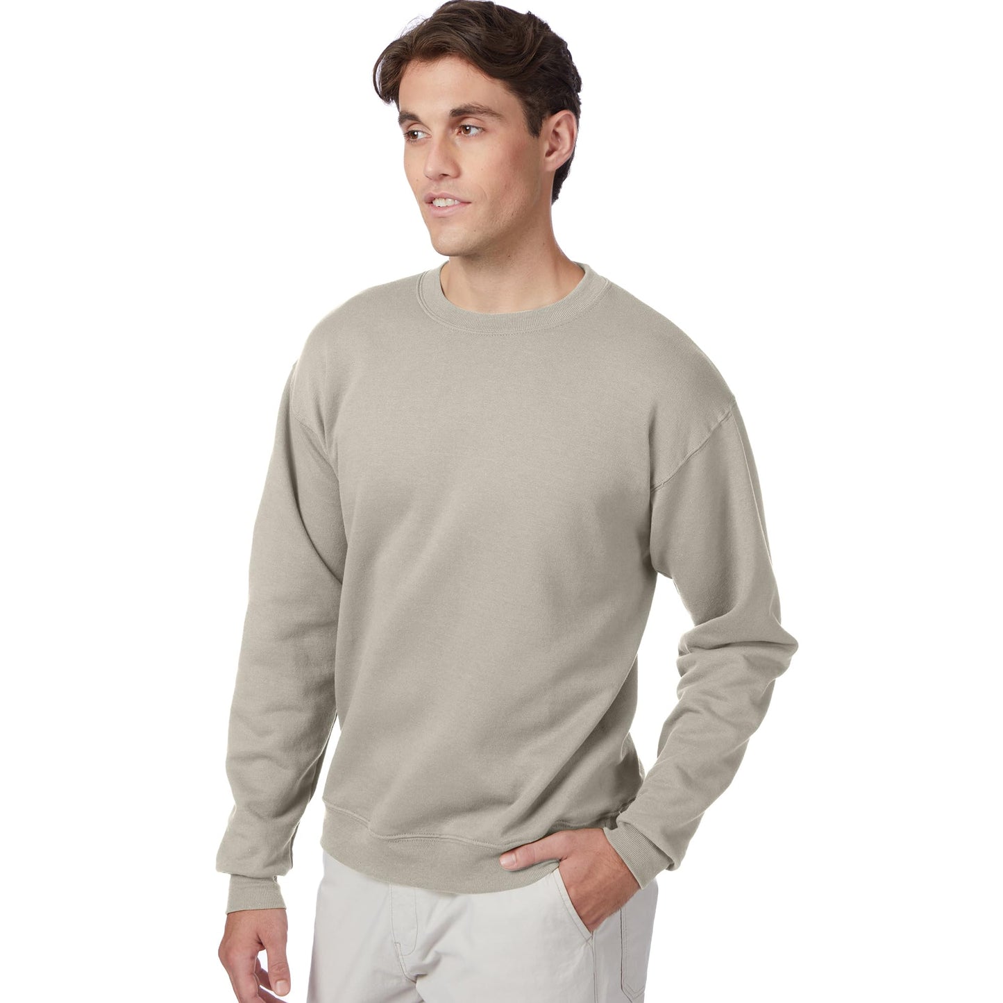 Hanes EcoSmart Fleece, Cotton-Blend Pullover, Crewneck Sweatshirt for Men (1 Or 2 Pack)