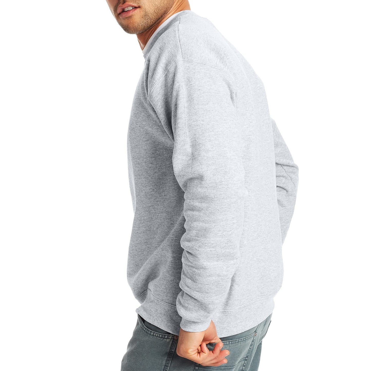 Hanes EcoSmart Fleece, Cotton-Blend Pullover, Crewneck Sweatshirt for Men (1 Or 2 Pack)