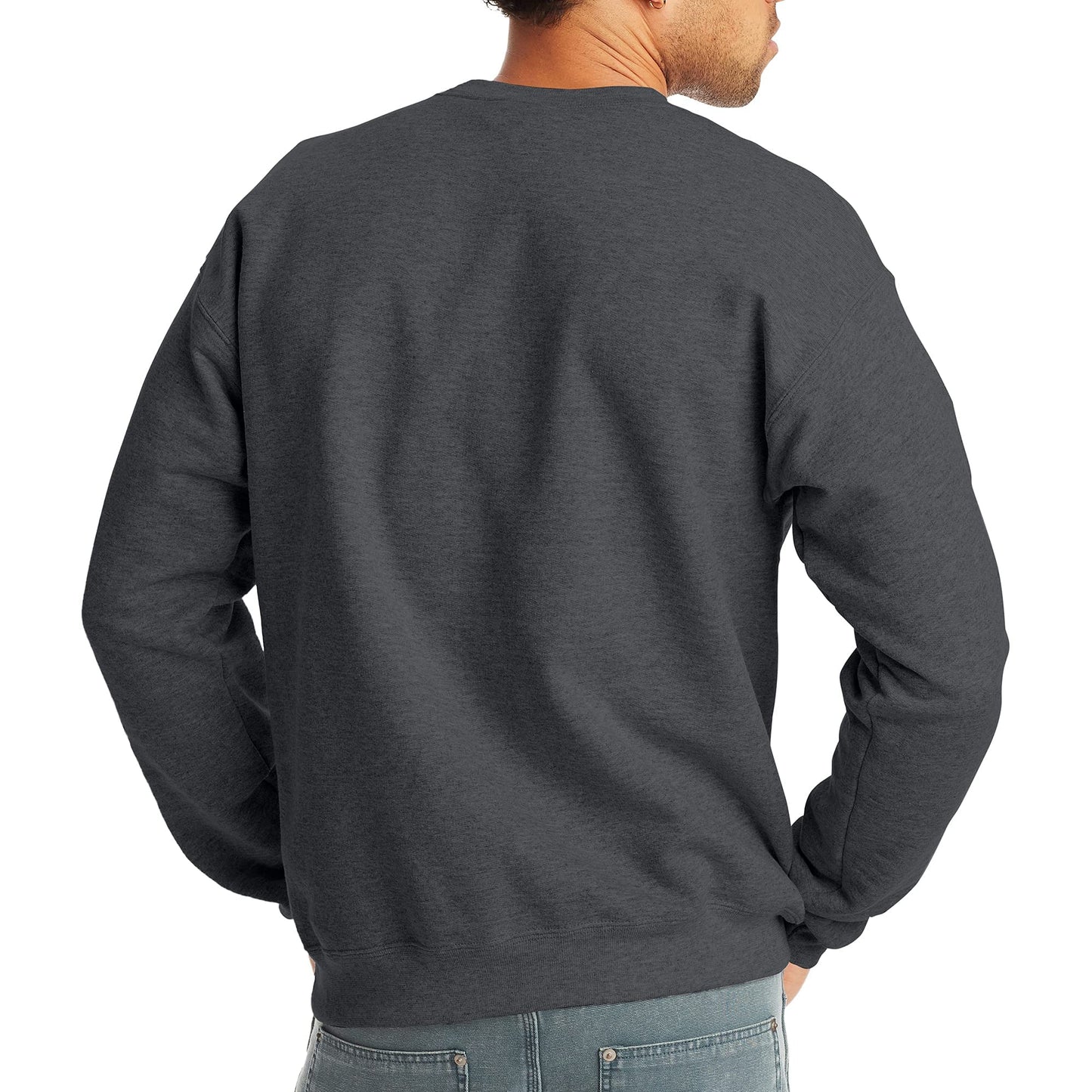 Hanes EcoSmart Fleece, Cotton-Blend Pullover, Crewneck Sweatshirt for Men (1 Or 2 Pack)