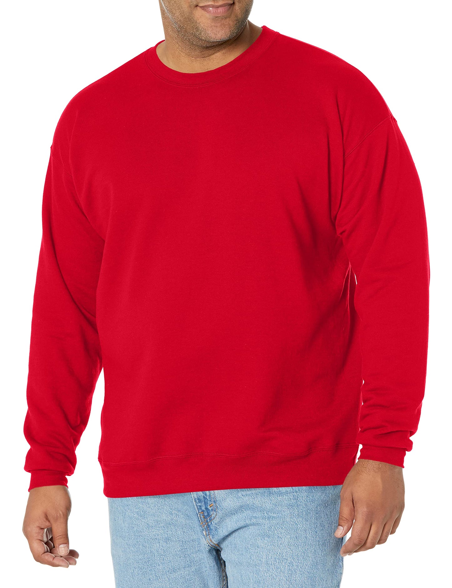 Hanes EcoSmart Fleece, Cotton-Blend Pullover, Crewneck Sweatshirt for Men (1 Or 2 Pack)