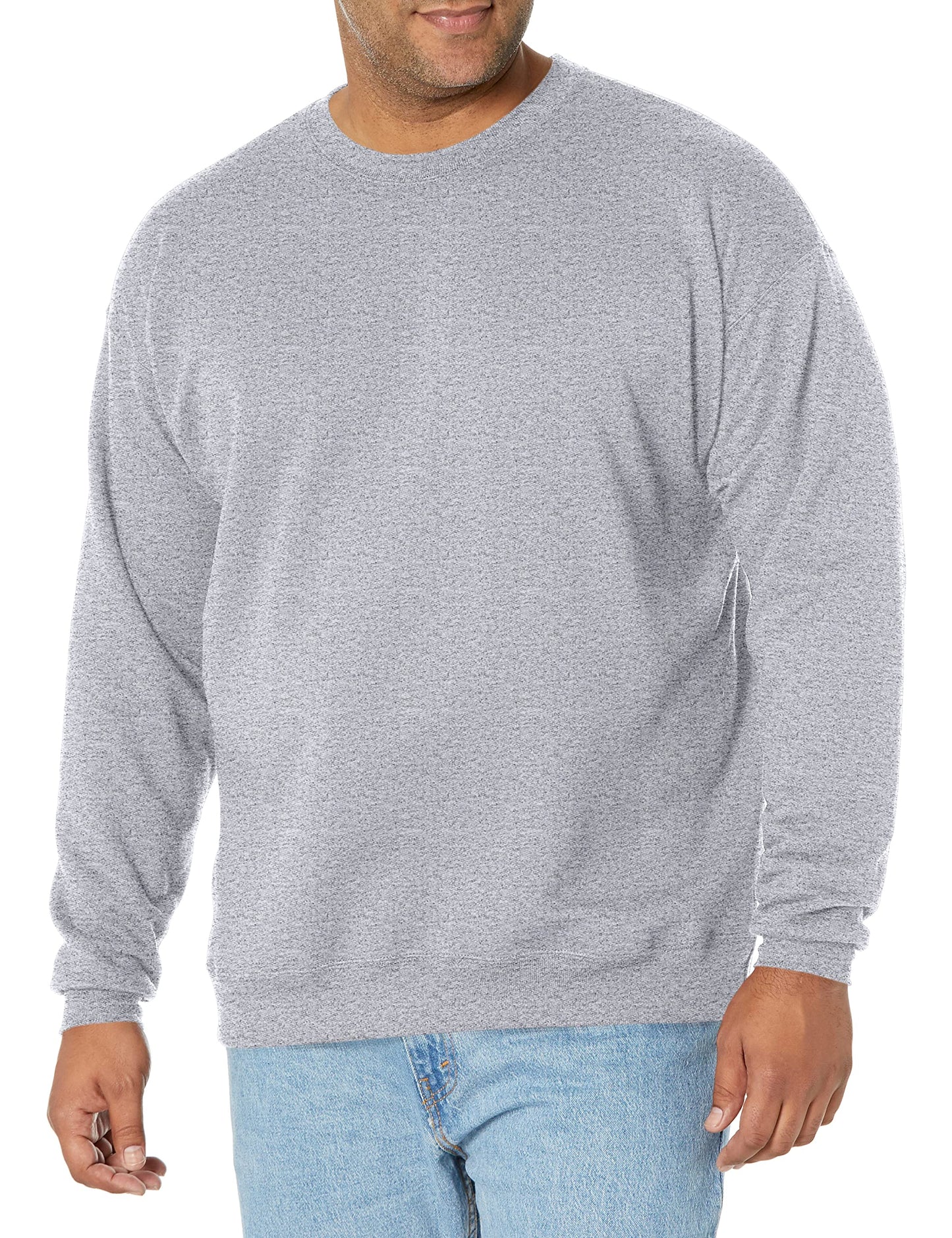 Hanes EcoSmart Fleece, Cotton-Blend Pullover, Crewneck Sweatshirt for Men (1 Or 2 Pack)